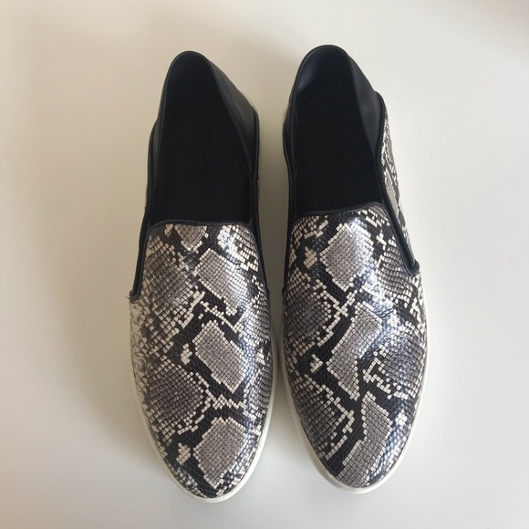 Vince Garvey Slip-On Python Embossed Sneakers - Picture 2 of 6